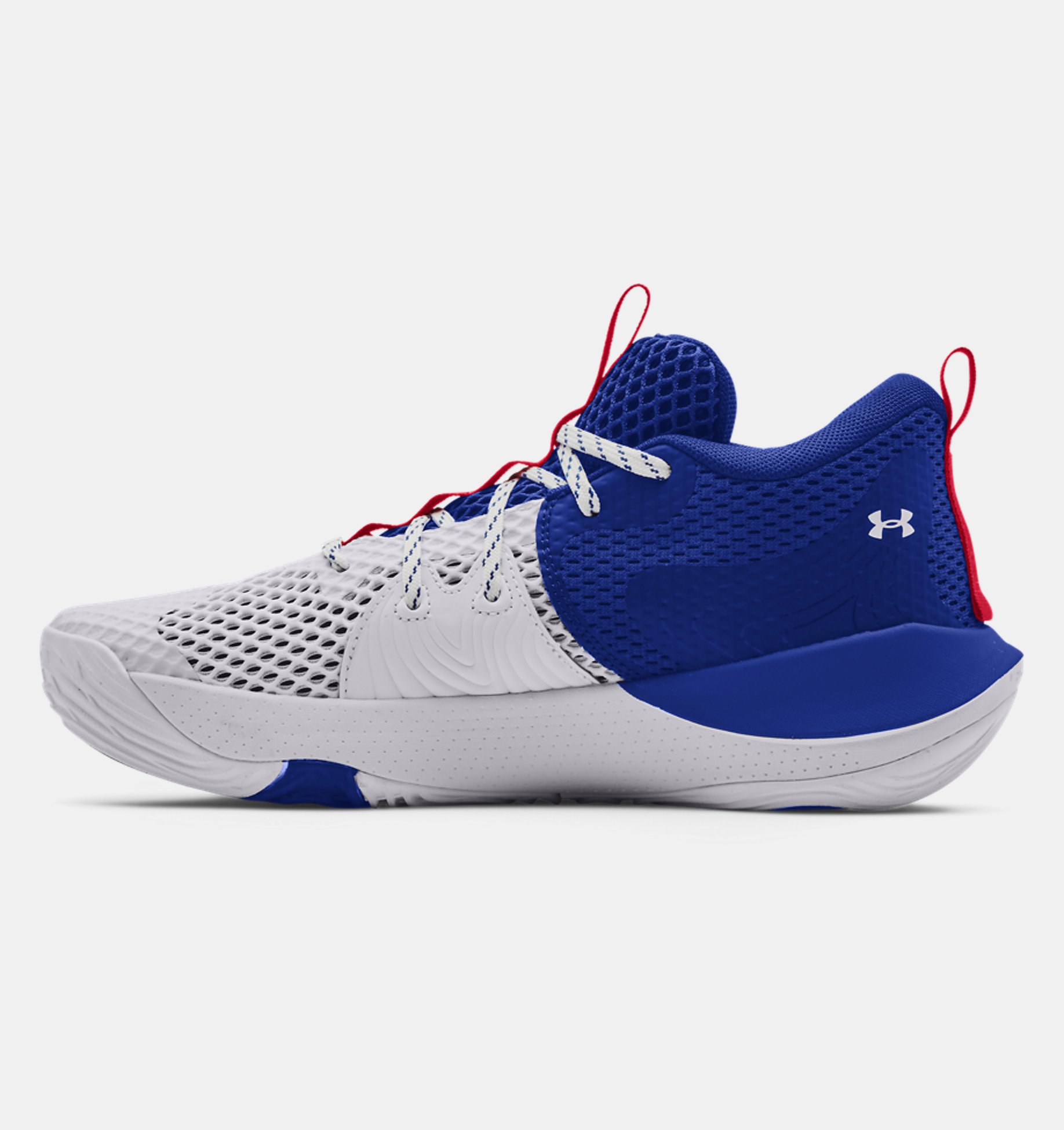 Under Armour Embiid One Lawrence Kansas Red Size 8.5-12 3023086-603 Basketball